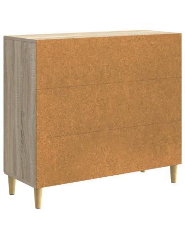 Credenza Rovere Sonoma 89 x 34,5 x 80 cm Legno ingegnerizzato