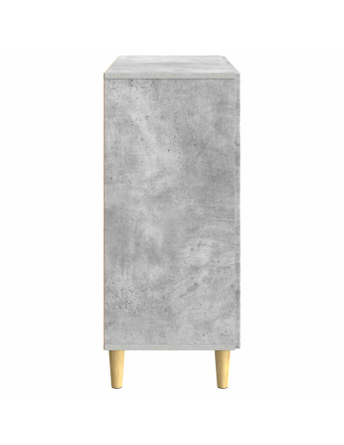Credenza Grigio Cemento 89 x 34,5 x 80 cm Legno ingegnerizzato