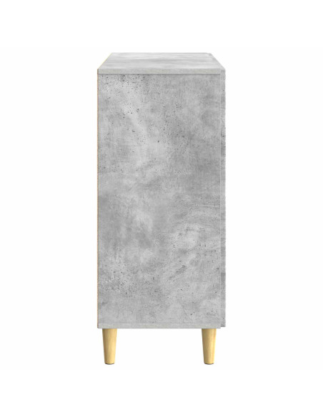 Credenza Grigio Cemento 89 x 34,5 x 80 cm Legno ingegnerizzato