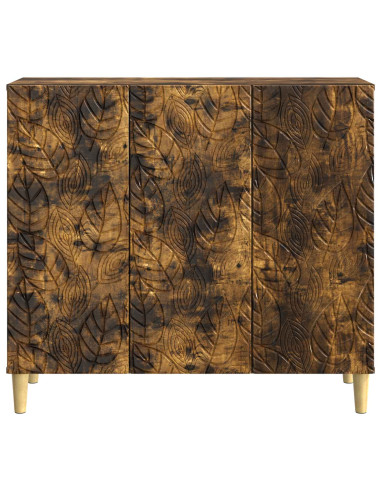 Credenza Rovere Fumo 89 x 34,5 x 80 cm Legno ingegnerizzato