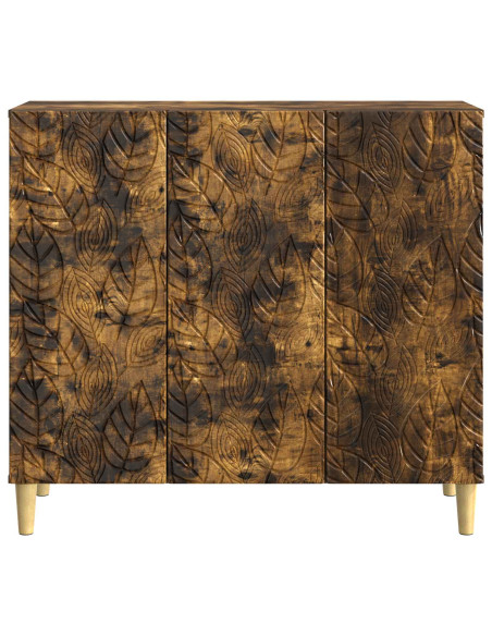 Credenza Rovere Fumo 89 x 34,5 x 80 cm Legno ingegnerizzato
