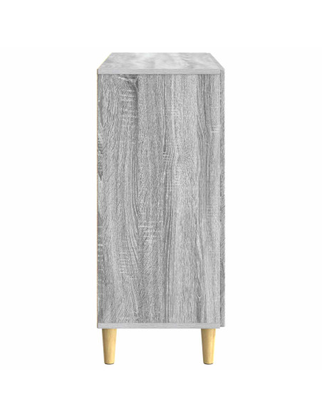 Credenza Sonoma grigio 89 x 34,5 x 80 cm Legno ingegnerizzato