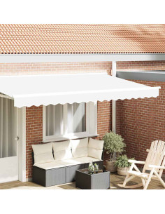 Sostituzione della mantovana per tenda Bianco 4 m Poliestere