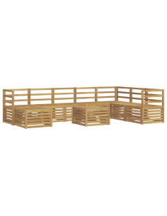 Set divani Legno di Acacia Massello 2