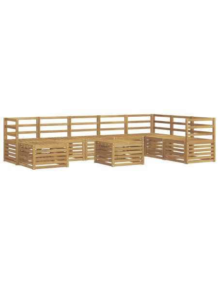 Set divani Legno di Acacia Massello