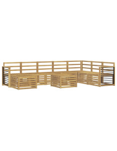 Set divani Legno di Acacia Massello 2