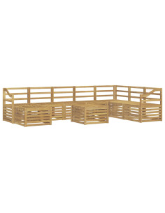 Set divani Legno di Acacia Massello 2