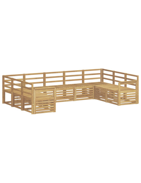 Set divani Legno di Acacia Massello