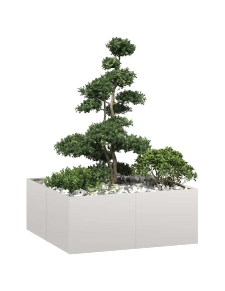 Fioriera 100x100x40 cm in Acciaio Inox