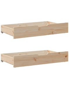 Divano Letto Estraibile con Cassetti senza Materasso 80x200 cm