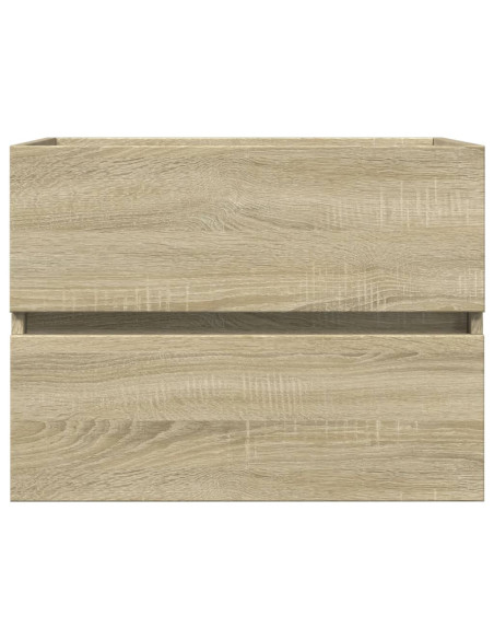 Set Mobili da Bagno 2 pz in Ceramica e Legno Multistrato