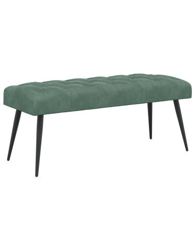 Panchina con bottoni imbottiti Verde Mare 110 x 40 x 46 cm