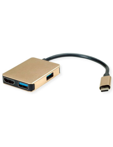 DOCKING STATION TYPE C 4IN1 1*HDMI 4K/2*USB 3.2/1*USB C PD