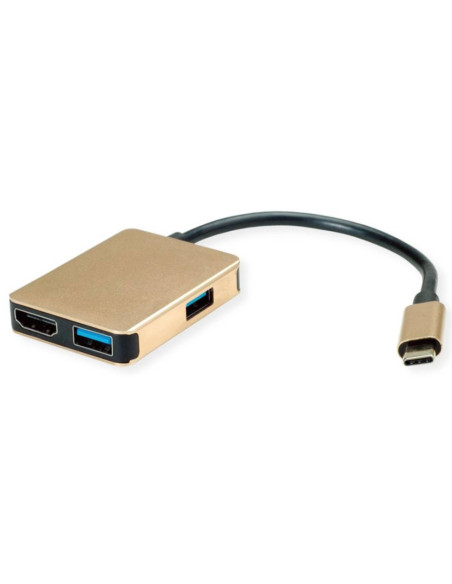 DOCKING STATION TYPE C 4IN1 1*HDMI 4K/2*USB 3.2/1*USB C PD