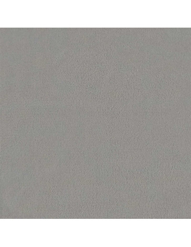 Panchina a doppio strato Grigio Chiaro 120 x 45 x 46 cm Velluto