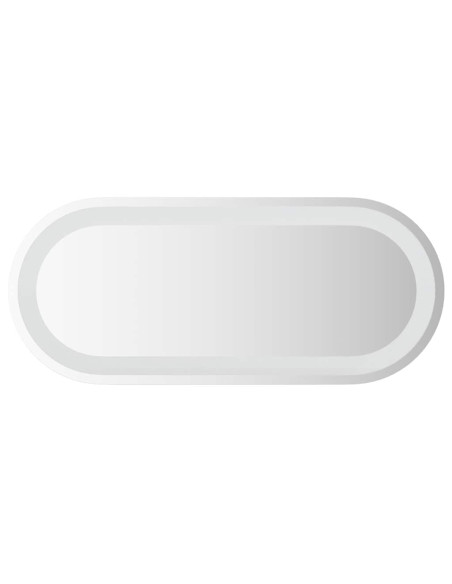 Specchio da Bagno LED 70x30 cm Ovale