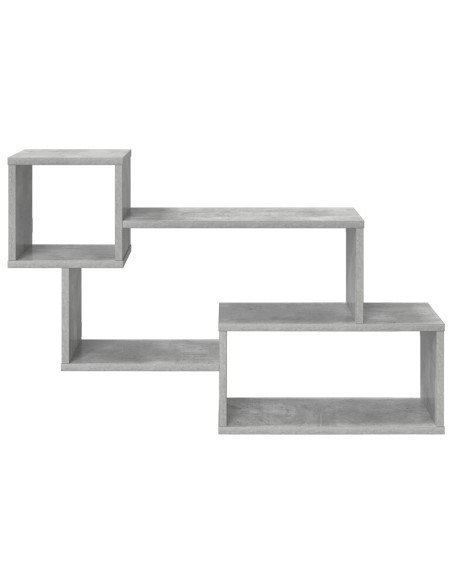 Mensola sospesa A parete Grigio 87 x 20 x 55 cm