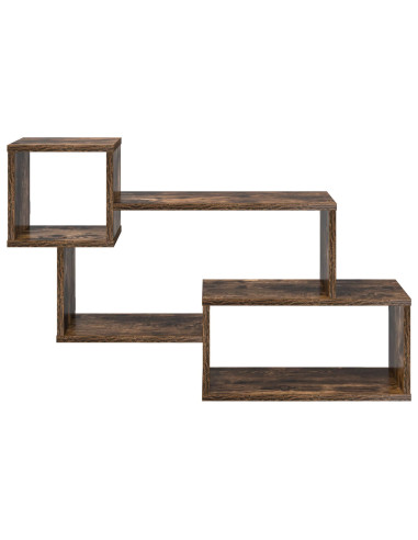 Mensola sospesa A parete Marrone 87 x 20 x 55 cm