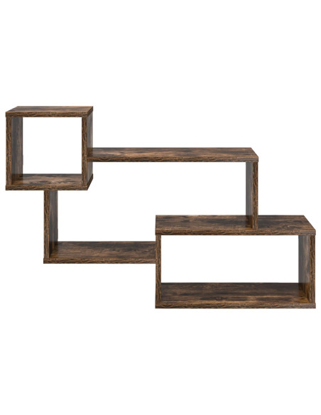 Mensola sospesa A parete Marrone 87 x 20 x 55 cm
