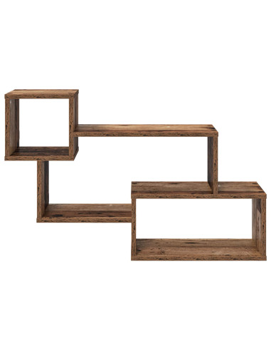 Mensola sospesa A parete Marrone 87 x 20 x 55 cm