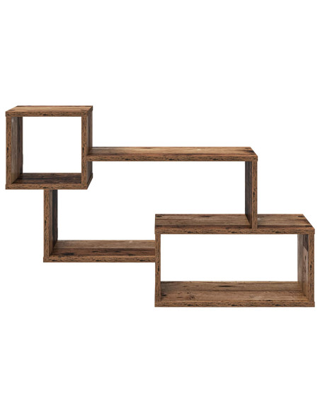 Mensola sospesa A parete Marrone 87 x 20 x 55 cm