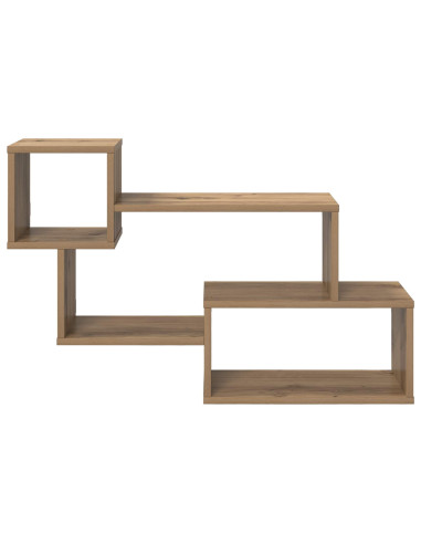 Mensola sospesa A parete Marrone 87 x 20 x 55 cm
