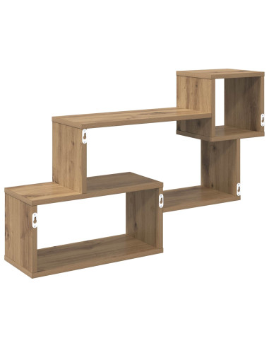 Mensola sospesa A parete Marrone 87 x 20 x 55 cm