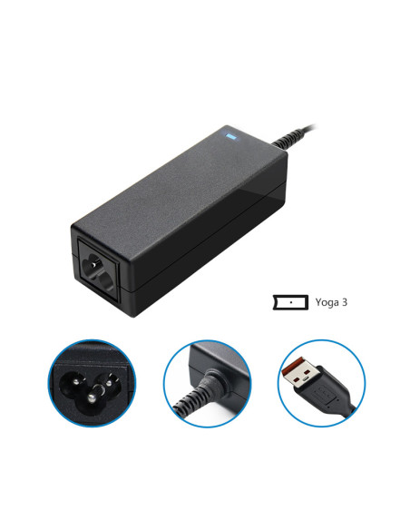 ALIMENTATORE NB 40W 20V/2A COMP LENOVO 3 TIP