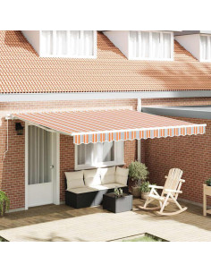 Tenda retrattile Multicolore 400 × 350 cm