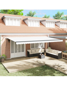 Tessuto per Tenda Bianco 600 × 350 cm Poliestere
