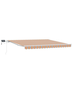 Tenda retrattile Multicolore 400 × 300 cm Tessuto e Alluminio 2