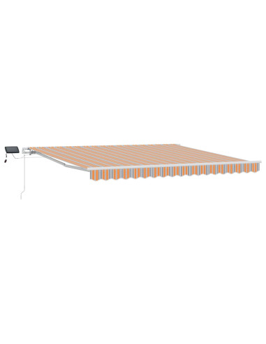 Tenda retrattile Multicolore 400 × 300 cm Tessuto e Alluminio