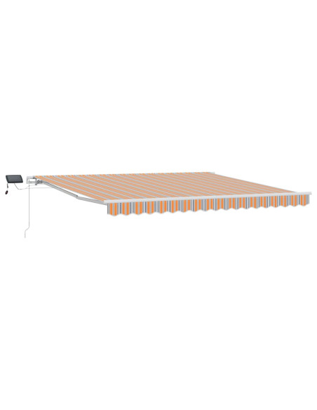 Tenda retrattile Multicolore 400 × 300 cm Tessuto e Alluminio