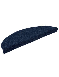 Tappetini per scale autoadesivi 20 pz 56x17x3 cm blu navy semicircolari