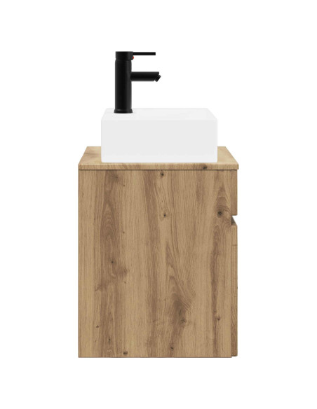 Mobile Lavabo da Parete Rovere Artigianale 39 x 41 x 62,5 cm