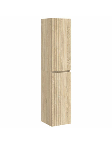 Mobiletto da Bagno a Muro Rovere Sonoma 33 x 34,5 x 160 cm