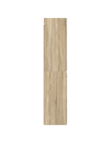 Mobiletto da Bagno a Muro Rovere Sonoma 33 x 34,5 x 160 cm