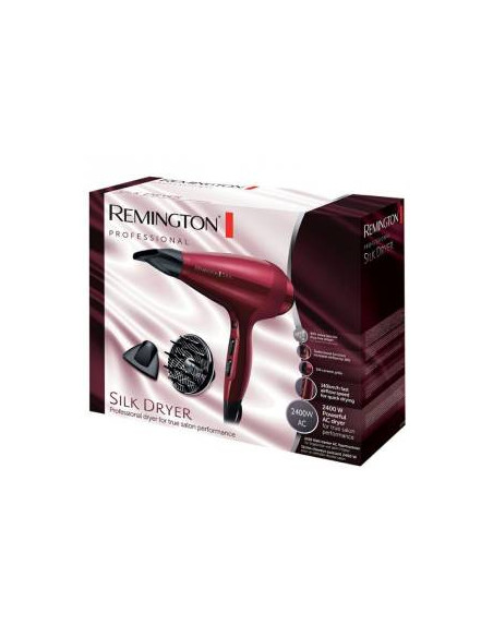 Remington Asciugacapelli ACAC9096 Silk Dryer Ioni 2400W Red