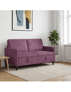Divano con Storage Viola 152 x 78 x 87 cm Poliestere