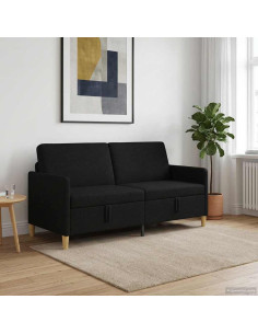 Divano con Storage Nero 172 x 78 x 87 cm Poliestere
