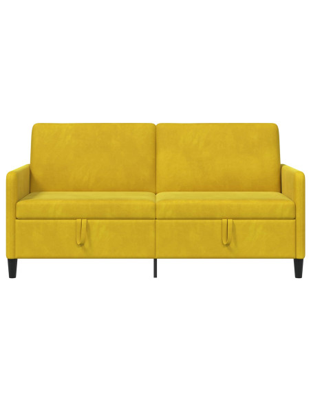 Divano con Storage Giallo 172 x 78 x 87 cm Poliestere