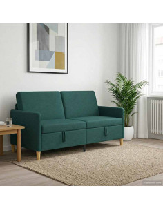 Divano con Storage Verde Scuro 172 x 78 x 87 cm Poliestere