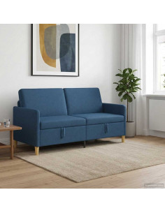 Divano con Storage Blu 172 x 78 x 87 cm Poliestere