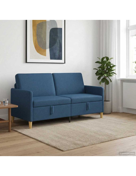 Divano con Storage Blu 172 x 78 x 87 cm Poliestere