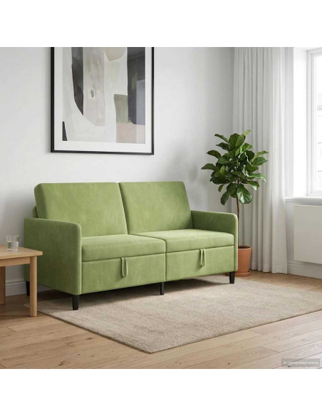 Divano con Storage Verde chiaro 172 x 78 x 87 cm Poliestere