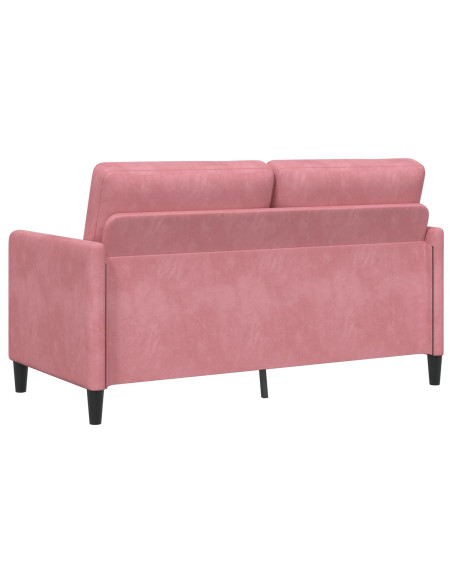 Divano con Storage Rosa 152 x 78 x 87 cm Poliestere