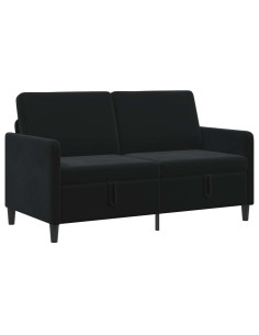 Divano con Storage Nero 152 x 78 x 87 cm Poliestere 2