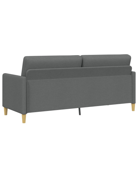 Divano con Storage Grigio Scuro 192 x 78 x 87 cm Poliestere