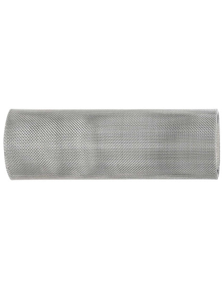 Rete per schermatura 20 x 1000 cm 20 Mesh Argento