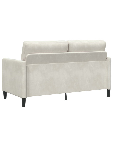 Divano con Storage Crema 152 x 78 x 87 cm Poliestere